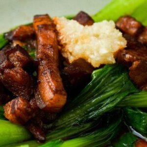 bento thịt ba chỉ hạt lựu kho